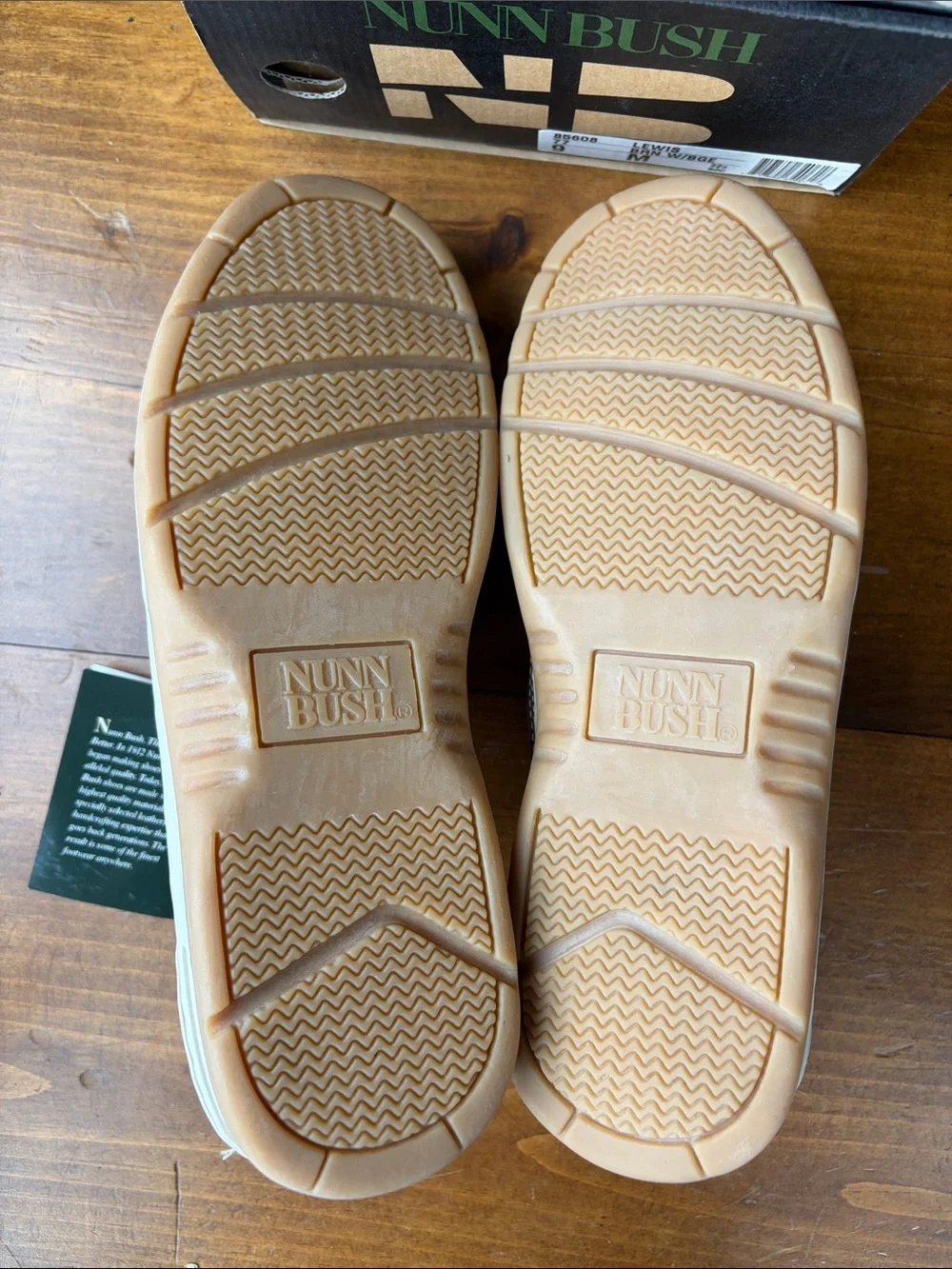 Nunn Bush Lewis Brown Sport Casual Shoe Sz 9